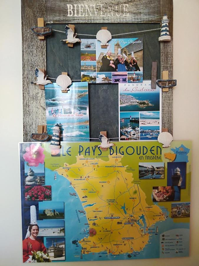 La Rose Des Mers Tréffiagat Εξωτερικό φωτογραφία